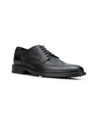 Chaussures brogues en cuir noires Tod's