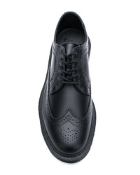 Chaussures brogues en cuir noires Dr. Martens