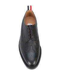 Chaussures brogues en cuir noires Thom Browne