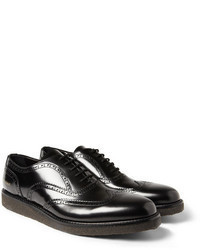 Chaussures brogues en cuir noires Common Projects