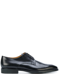 Chaussures brogues en cuir noires Corneliani
