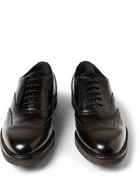 Chaussures brogues en cuir noires Common Projects