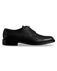 Chaussures brogues en cuir noires Burberry