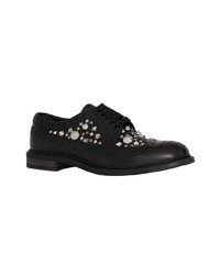 Chaussures brogues en cuir noires Burberry