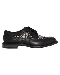 Chaussures brogues en cuir noires Burberry