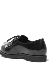 Chaussures brogues en cuir noires Tod's