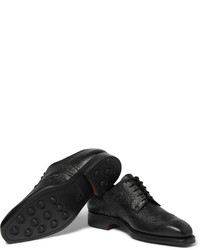 Chaussures brogues en cuir noires