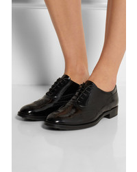 Chaussures brogues en cuir noires Tod's