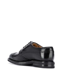 Chaussures brogues en cuir noires Church's