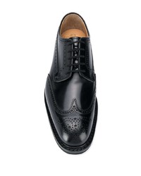 Chaussures brogues en cuir noires Church's