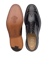 Chaussures brogues en cuir noires Church's