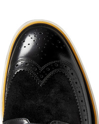 Chaussures brogues en cuir noires Paul Smith