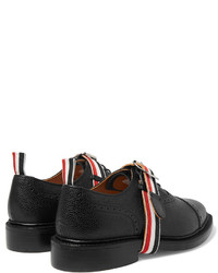 Chaussures brogues en cuir noires Thom Browne