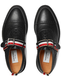 Chaussures brogues en cuir noires Thom Browne