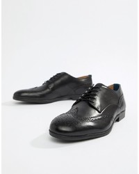 Chaussures brogues en cuir noires H By Hudson
