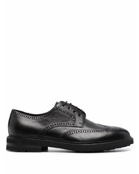 Chaussures brogues en cuir noires Henderson Baracco