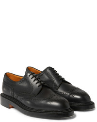 Chaussures brogues en cuir noires