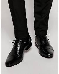 Chaussures brogues en cuir noires KG by Kurt Geiger