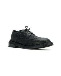 Chaussures brogues en cuir noires Marsèll