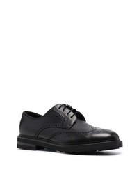 Chaussures brogues en cuir noires Henderson Baracco