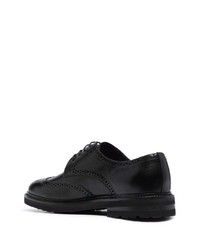 Chaussures brogues en cuir noires Henderson Baracco