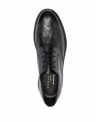 Chaussures brogues en cuir noires Henderson Baracco
