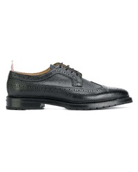 Chaussures brogues en cuir noires Thom Browne