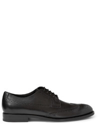 Chaussures brogues en cuir noires Tod's