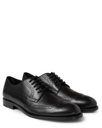 Chaussures brogues en cuir noires Tod's