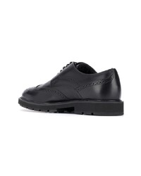 Chaussures brogues en cuir noires Tod's