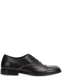 Chaussures brogues en cuir noires Maison Margiela