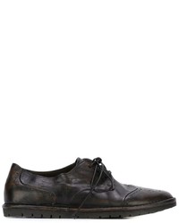 Chaussures brogues en cuir noires Marsèll