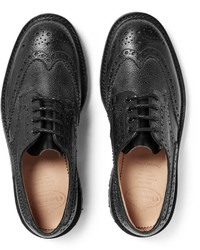 Chaussures brogues en cuir noires Church's