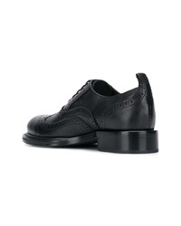 Chaussures brogues en cuir noires Ann Demeulemeester