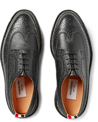 Chaussures brogues en cuir noires Thom Browne