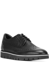 Chaussures brogues en cuir noires Baldinini