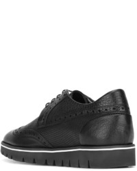 Chaussures brogues en cuir noires Baldinini