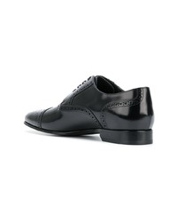 Chaussures brogues en cuir noires Dolce & Gabbana