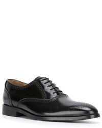 Chaussures brogues en cuir noires Paul Smith