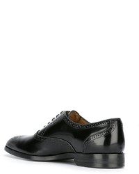 Chaussures brogues en cuir noires Paul Smith