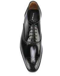 Chaussures brogues en cuir noires Paul Smith