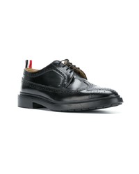 Chaussures brogues en cuir noires Thom Browne