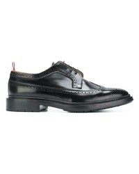 Chaussures brogues en cuir noires Thom Browne