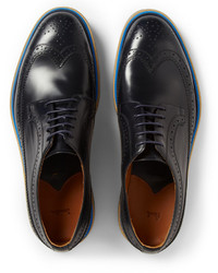 Chaussures brogues en cuir noires Paul Smith