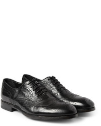 Chaussures brogues en cuir noires Paul Smith