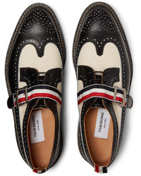 Chaussures brogues en cuir noires Thom Browne