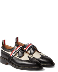 Chaussures brogues en cuir noires Thom Browne