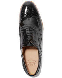 Chaussures brogues en cuir noires Church's