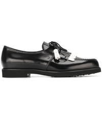 Chaussures brogues en cuir noires Tod's