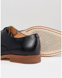 Chaussures brogues en cuir noires Zign Shoes